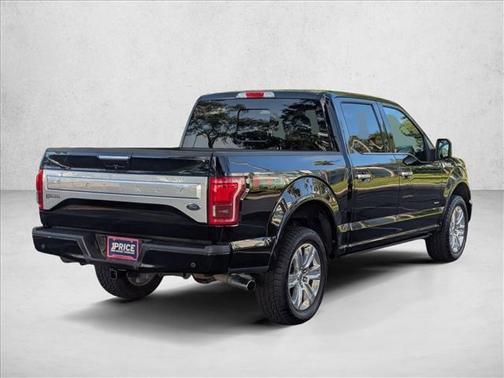 Shadow Black 2016 Ford F-150 Platinum