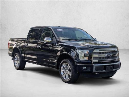 Shadow Black 2016 Ford F-150 Platinum