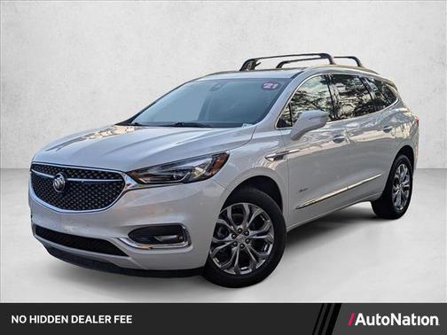 White Frost Tricoat 2021 Buick Enclave AWD Avenir