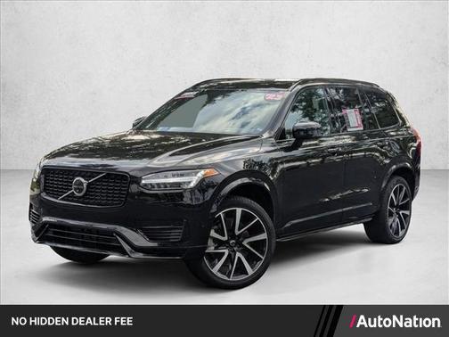 Onyx Black Metallic 2023 Volvo XC90 Recharge Plug-In Hybrid T8 Plus Dark Theme 7-Seater
