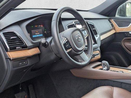 Onyx Black Metallic 2023 Volvo XC90 Recharge Plug-In Hybrid T8 Plus Dark Theme 7-Seater