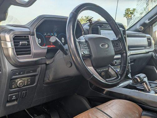 Antimatter Blue Metallic 2022 Ford F-150 Platinum