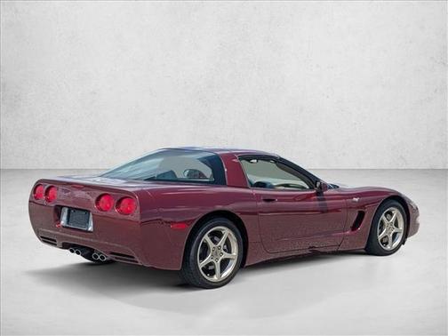 50th Anniversary Red 2003 Chevrolet Corvette Base