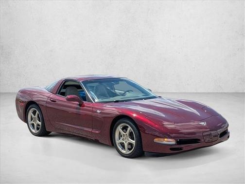 50th Anniversary Red 2003 Chevrolet Corvette Base