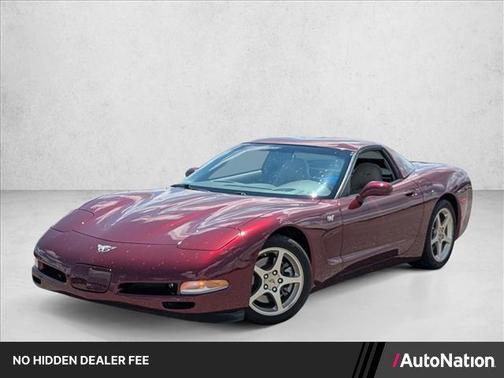 50th Anniversary Red 2003 Chevrolet Corvette Base