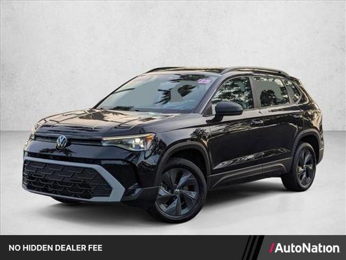 Deep Black Pearl 2025 Volkswagen Taos 1.5T S