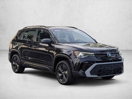 Deep Black Pearl 2025 Volkswagen Taos 1.5T S