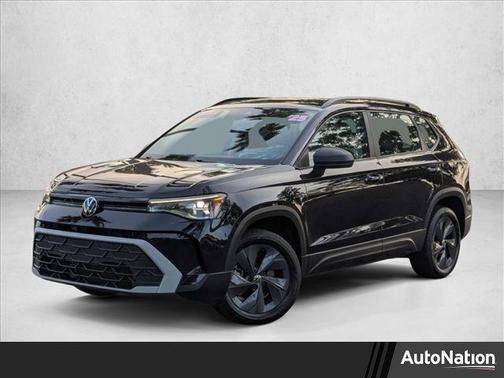 Deep Black Pearl 2025 Volkswagen Taos 1.5T S