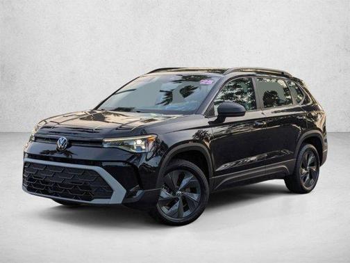 Deep Black Pearl 2025 Volkswagen Taos 1.5T S