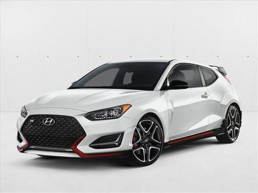Lunar White 2021 Hyundai Veloster Base