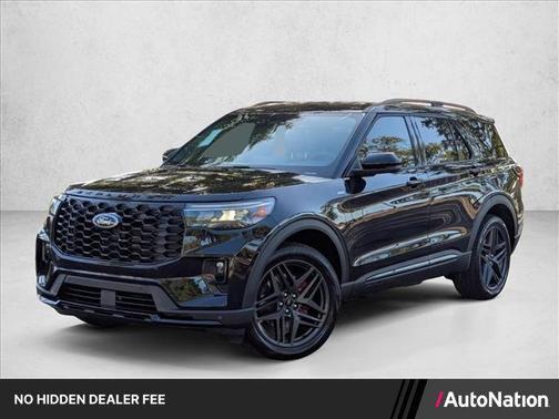 Agate Black Metallic 2026 Ford Explorer ST-Line
