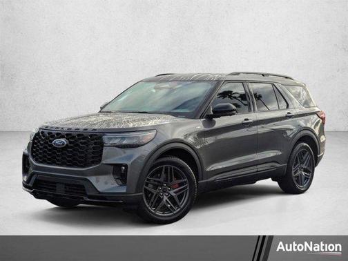 Carbonized Gray Metallic 2026 Ford Explorer ST-Line