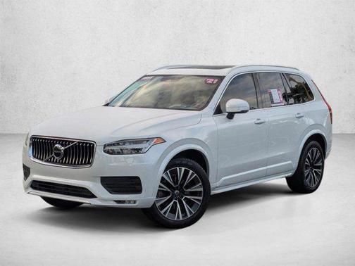 Crystal White Metallic 2021 Volvo XC90 T5 Momentum