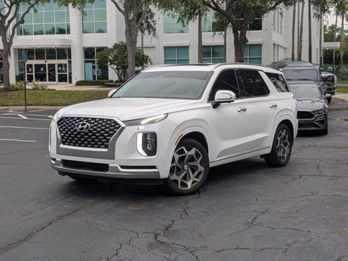 Hyper White 2021 Hyundai PALISADE Calligraphy