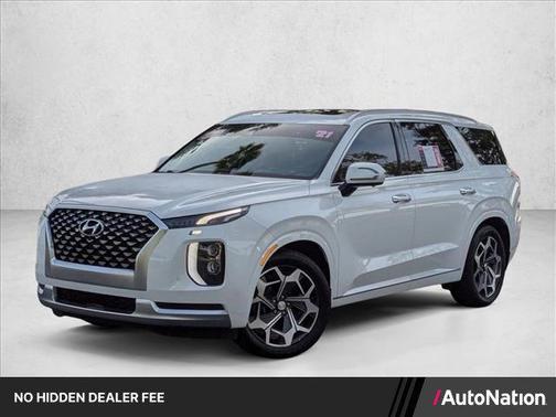 Hyper White 2021 Hyundai PALISADE Calligraphy