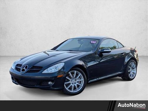 Caspian Blue Metallic 2005 Mercedes-Benz SLK-Class SLK350 Roadster