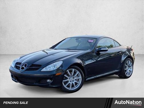 Caspian Blue Metallic 2005 Mercedes-Benz SLK-Class SLK350 Roadster