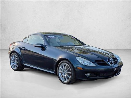 Caspian Blue Metallic 2005 Mercedes-Benz SLK-Class SLK350 Roadster