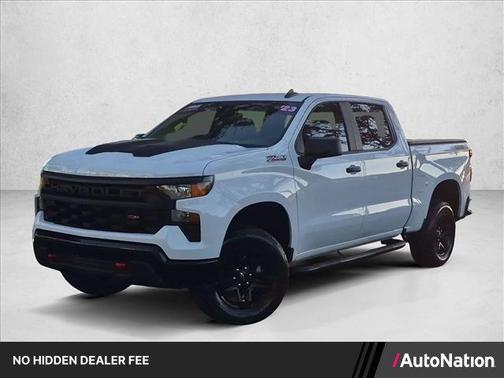 Summit White 2023 Chevrolet Silverado 1500 Custom Trail Boss