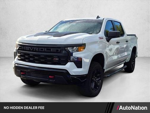 Summit White 2023 Chevrolet Silverado 1500 Custom Trail Boss