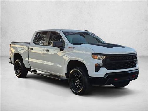 Summit White 2023 Chevrolet Silverado 1500 Custom Trail Boss