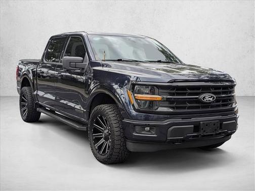 Antimatter Blue Metallic 2024 Ford F-150 XLT