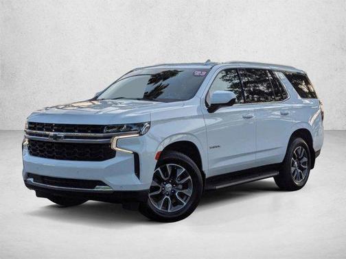 Summit White 2023 Chevrolet Tahoe LS