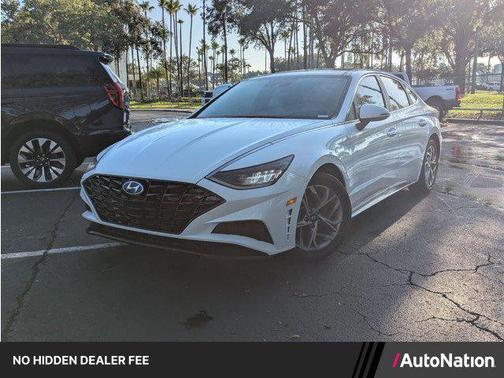 Quartz White 2021 Hyundai SONATA SEL