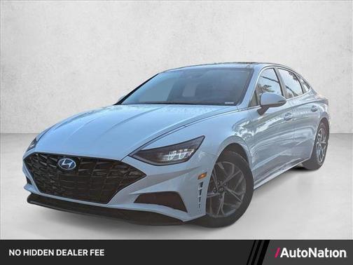 Quartz White 2021 Hyundai SONATA SEL