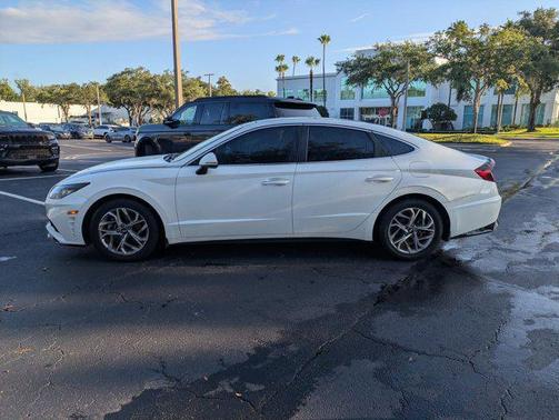 Quartz White 2021 Hyundai SONATA SEL
