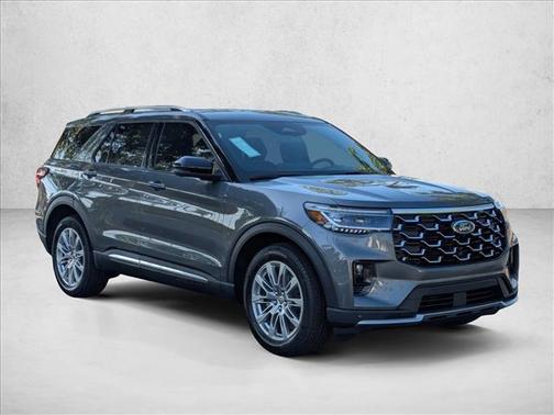 Carbonized Gray Metallic 2026 Ford Explorer Platinum