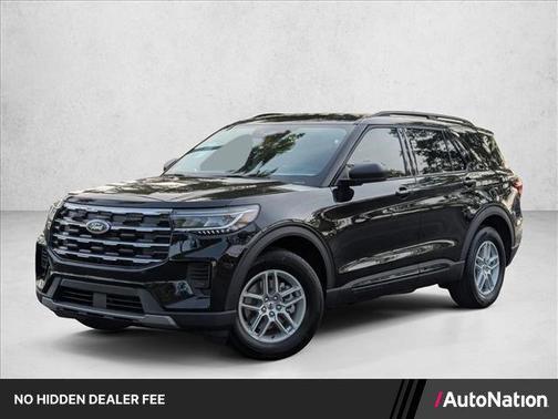 Agate Black Metallic 2026 Ford Explorer Active