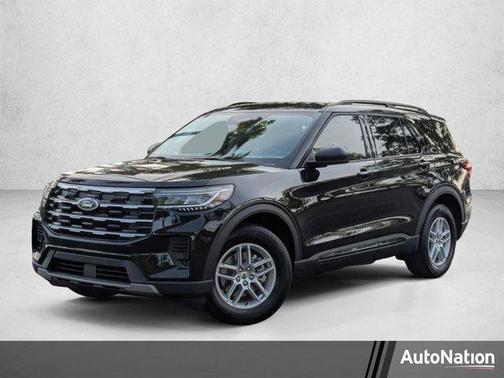 Agate Black Metallic 2026 Ford Explorer Active