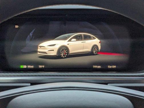 Pearl White Multi-Coat 2023 Tesla Model X Plaid Tri Motor All-Wheel Drive