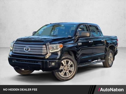 Midnight Black Metallic 2016 Toyota Tundra Platinum