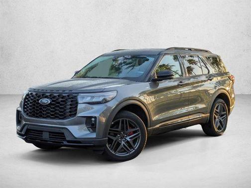 Carbonized Gray Metallic 2025 Ford Explorer ST-Line
