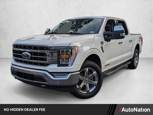 Star White Metallic Tri-Coat 2021 Ford F-150 Lariat