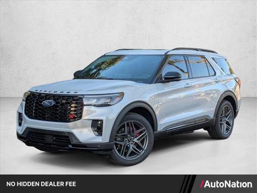 Space White Metallic 2026 Ford Explorer ST