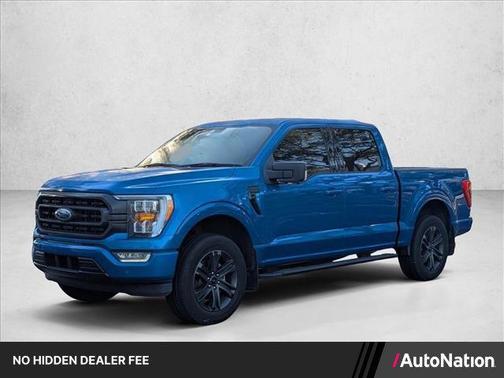 Velocity Blue Metallic 2021 Ford F-150 XLT