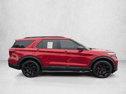 Rapid Red Metallic Tinted Clearcoat 2023 Ford Explorer ST