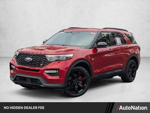 Rapid Red Metallic Tinted Clearcoat 2023 Ford Explorer ST