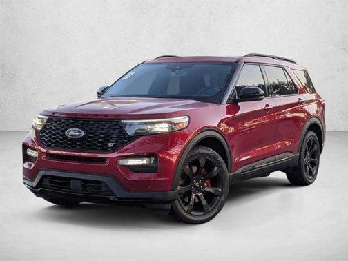 Rapid Red Metallic Tinted Clearcoat 2023 Ford Explorer ST