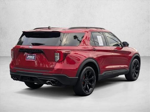 Rapid Red Metallic Tinted Clearcoat 2023 Ford Explorer ST