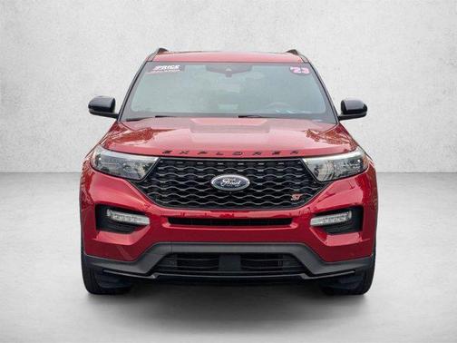 Rapid Red Metallic Tinted Clearcoat 2023 Ford Explorer ST