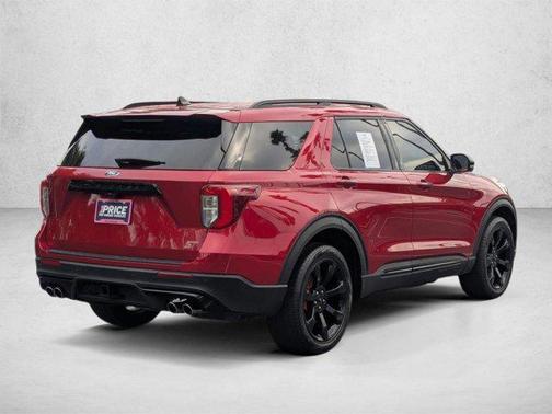 Rapid Red Metallic Tinted Clearcoat 2023 Ford Explorer ST