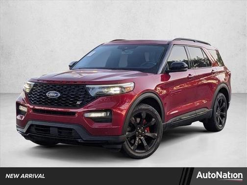 Rapid Red Metallic Tinted Clearcoat 2023 Ford Explorer ST
