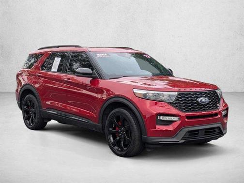 Rapid Red Metallic Tinted Clearcoat 2023 Ford Explorer ST