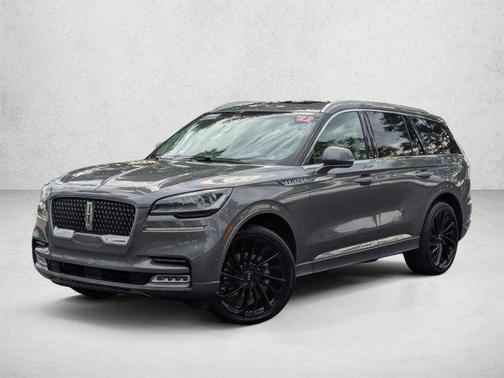 Asher Gray Metallic Clearcoat 2022 Lincoln Aviator Reserve AWD