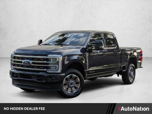 Antimatter Blue Metallic 2024 Ford F-350 King Ranch
