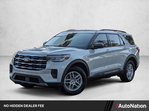 Space White Metallic 2026 Ford Explorer Active